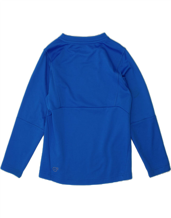 PUMA Boys Graphic Top Long Sleeve 7-8 Years Small Blue Polyester Vintage Puma and Second-Hand Puma from Messina Hembry 