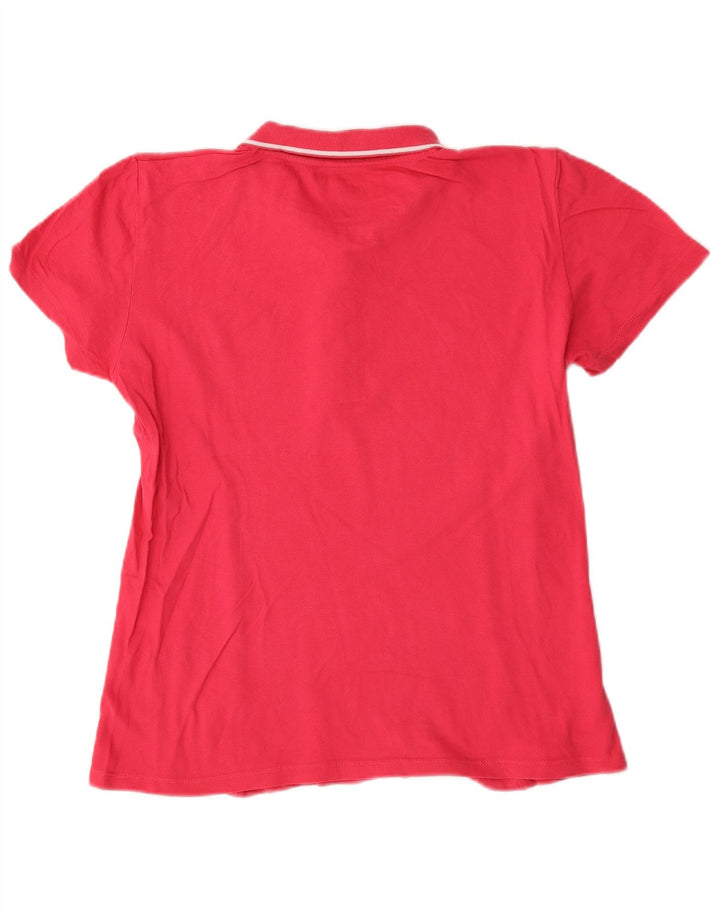 Dack's Damen-Poloshirt UK 18 XL aus roter Baumwolle