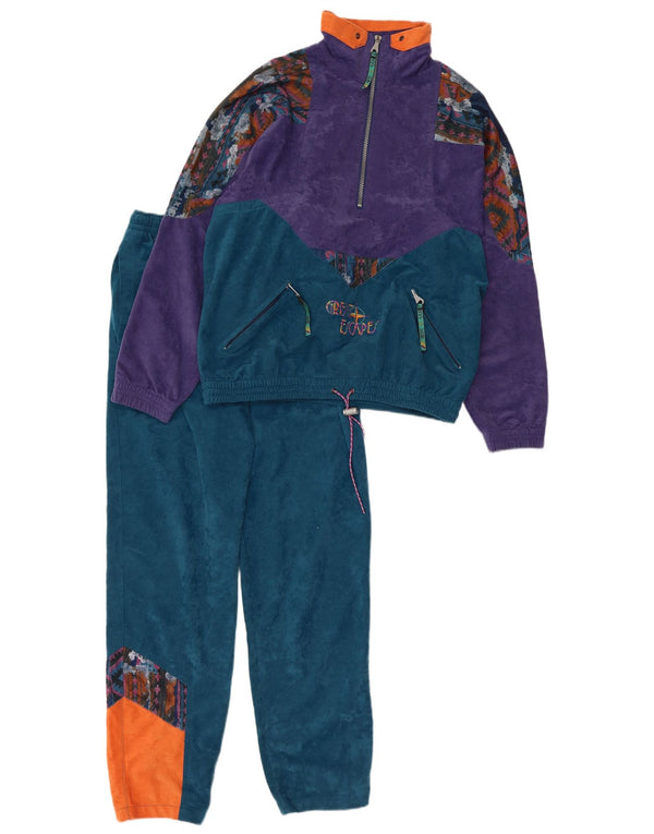 Great Escapes Herren-Trainingsanzug mit lockerer Passform, Größe 44, XS, Blau, Farbblock