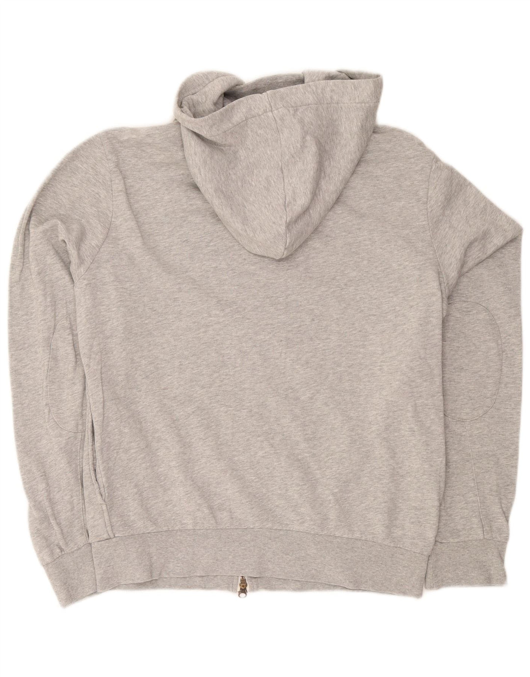 Sun68 Herren-Kapuzenpullover mit Reißverschluss, XL, graue Baumwolle