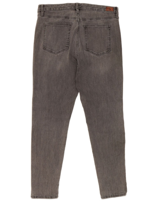 Ralph Lauren Damen Slim Jeans US 12 Large W30 L26 Graue Baumwolle