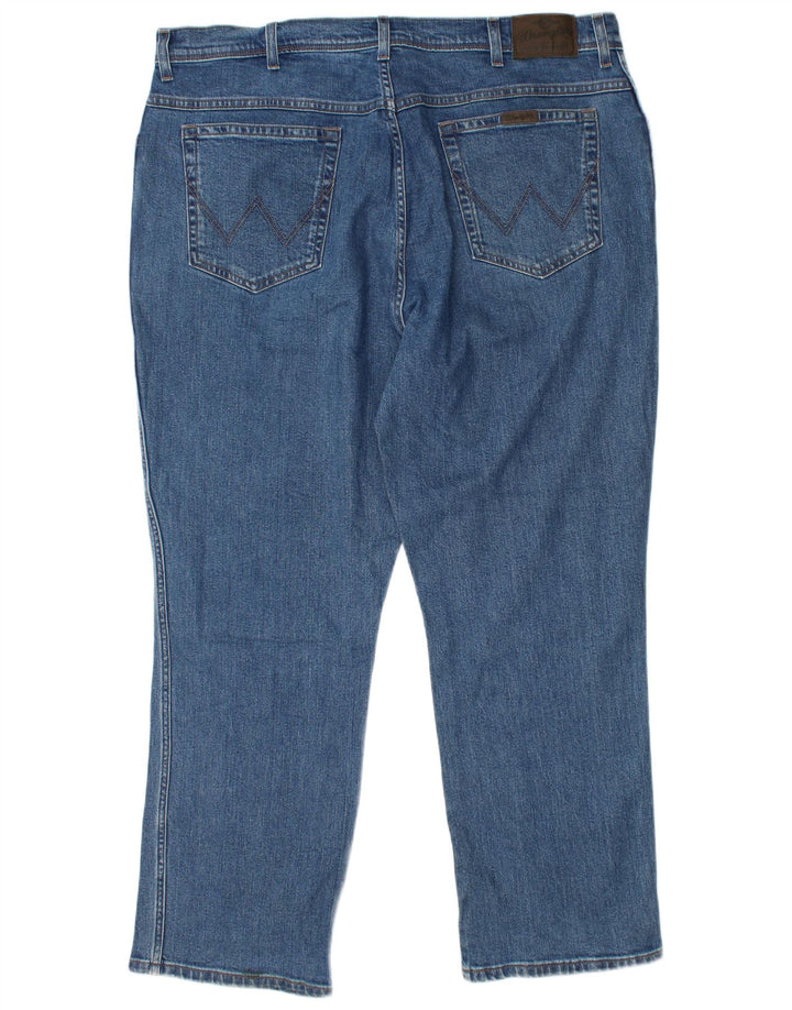 WRANGLER Herren-Jeans, reguläre Passform, gerade Passform, W42, L30, Blau, Baumwolle