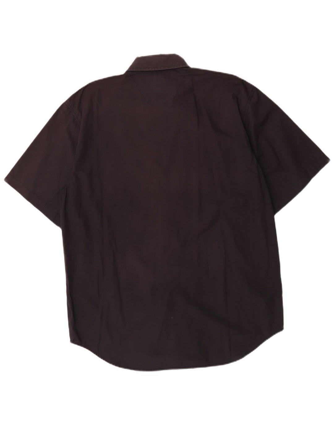 Wrangler Herren Kurzarmhemd XL Braun Baumwolle
