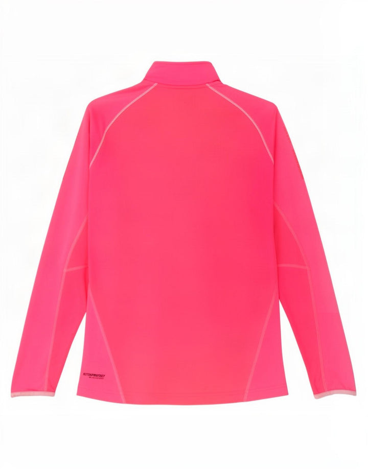Asics Damen Grafik-Trainingsanzug-Oberteiljacke UK 12 Mittelrosa