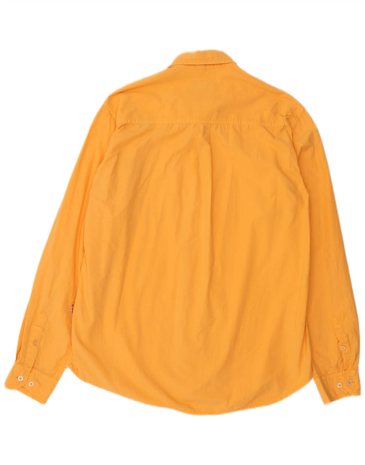 Invicta Herrenhemd Große Orange Baumwolle