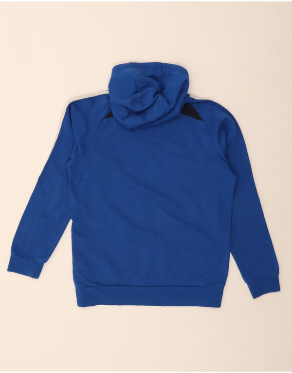 Adidas Jungen Kapuzenpullover, 13–14 Jahre, blaue Farbblock-Baumwolle