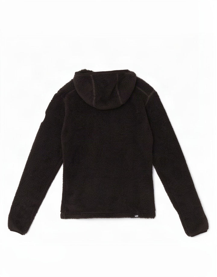 Vans Damen-Fleecepullover mit Kapuze, UK 10, Größe S, Schwarz, Polyester