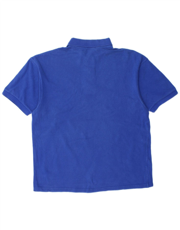 FRED PERRY Herren-Poloshirt aus mittelblauer Baumwolle