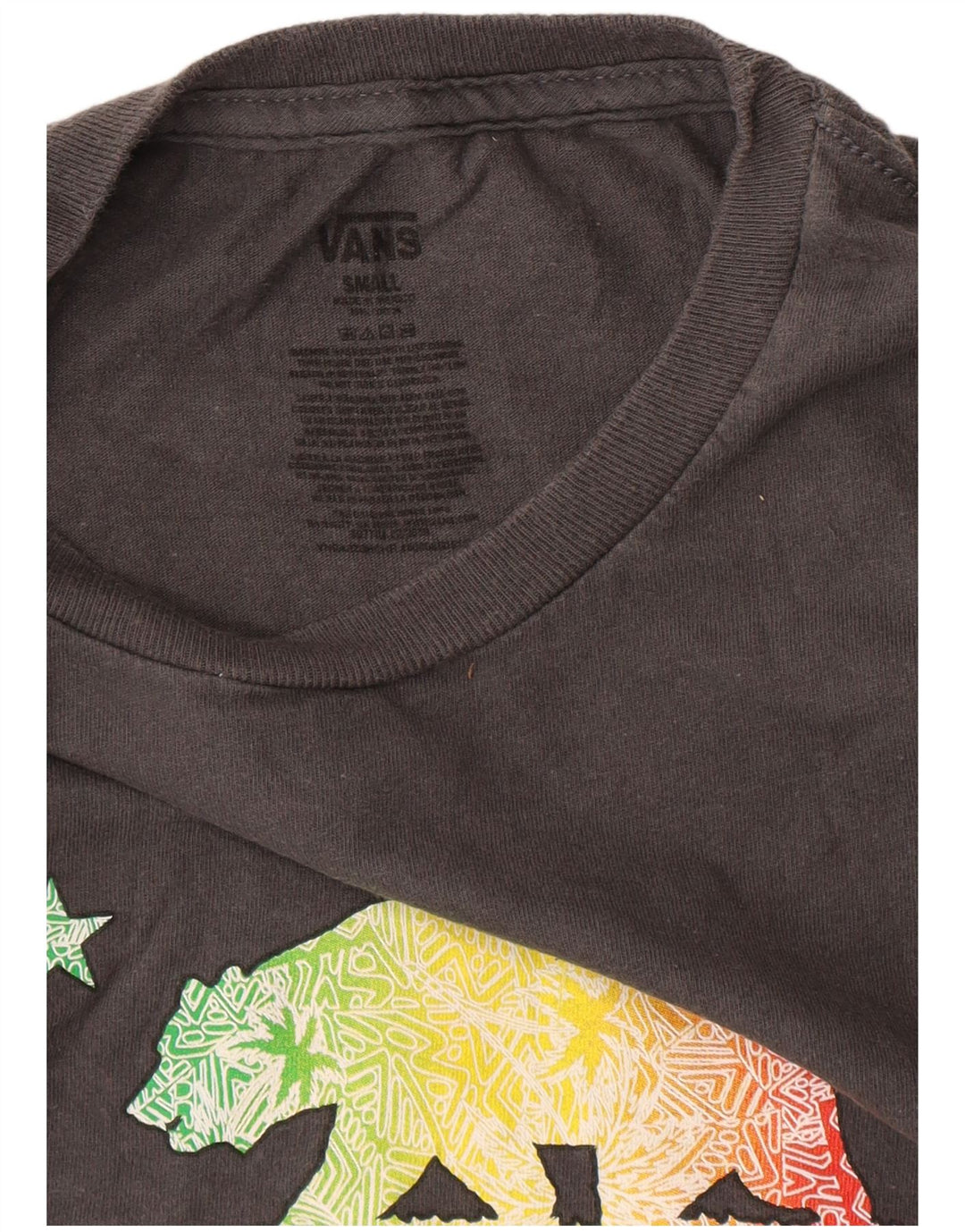 Vans Grafik-T-Shirt für Jungen, 8–9 Jahre, Größe S, Grau