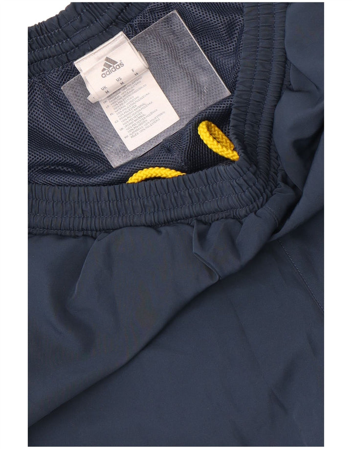 Adidas Herren Sportshorts Mittelblaues Colourblock-Polyester