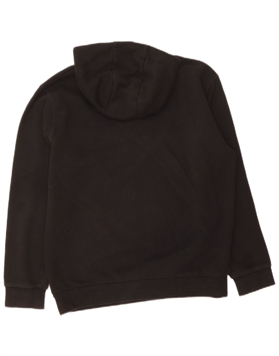ELLESSE Mens Graphic Hoodie Jumper Medium Black Cotton