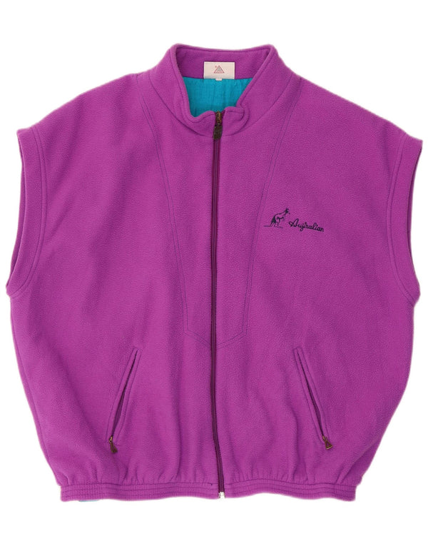 AUSTRALIAN L'ALPINA Herren Fleeceweste IT 54 2XL Lila