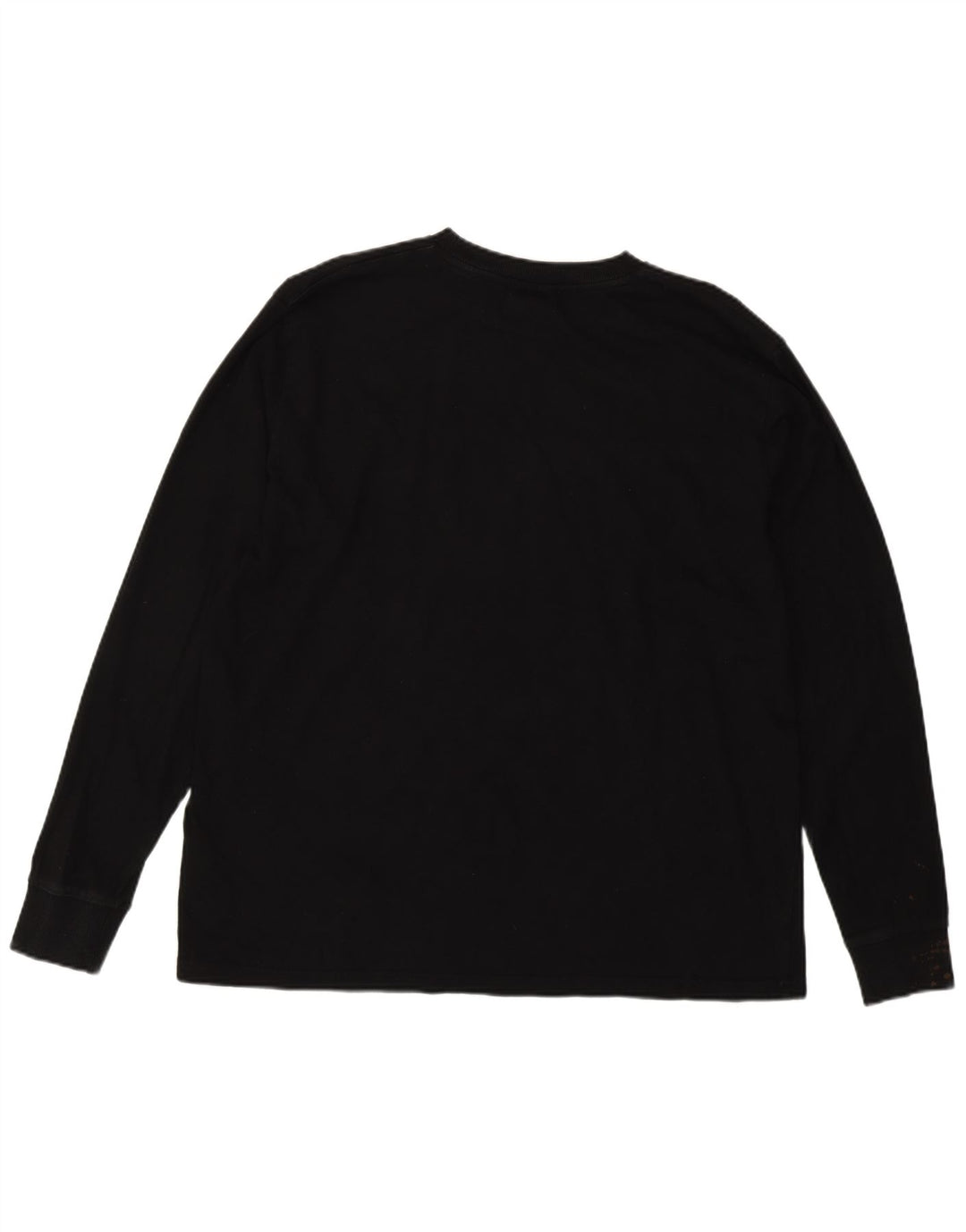 Fila Damen Grafik-Sweatshirt-Pullover UK 12 Mittelschwarz Farbblock