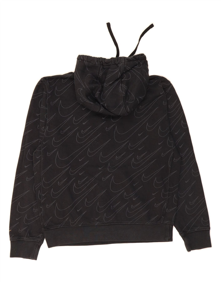 NIKE Mens Graphic Hoodie Jumper Small Black Cotton Vintage Nike and Second-Hand Nike from Messina Hembry 