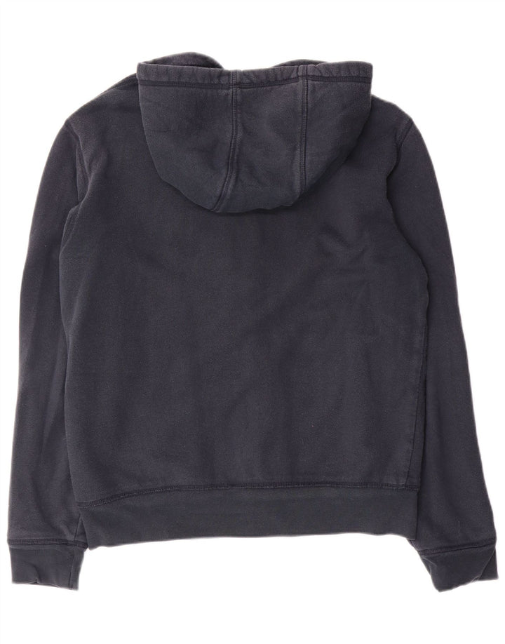 Timberland Herren-Kapuzenpullover mit normaler Passform und Reißverschluss, mittelmarineblaue Baumwolle