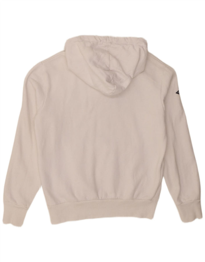 Superdry Herren-Kapuzenpullover mit Grafik, Größe L, Baumwolle, Weiß