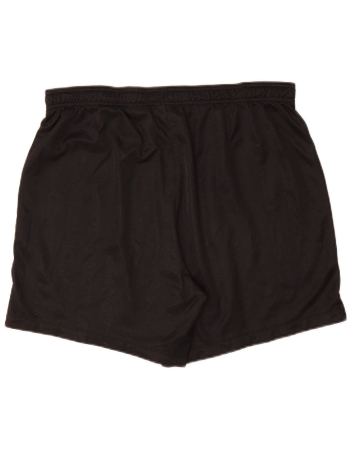 Nike Herren-Sportshorts, großes, schwarz gestreiftes Polyester