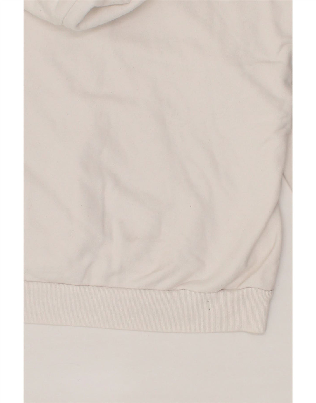 LEVI'S Womens Oversized Graphic Hoodie Jumper UK 14 Medium White Cotton Vintage Levi's and Second-Hand Levi's from Messina Hembry 