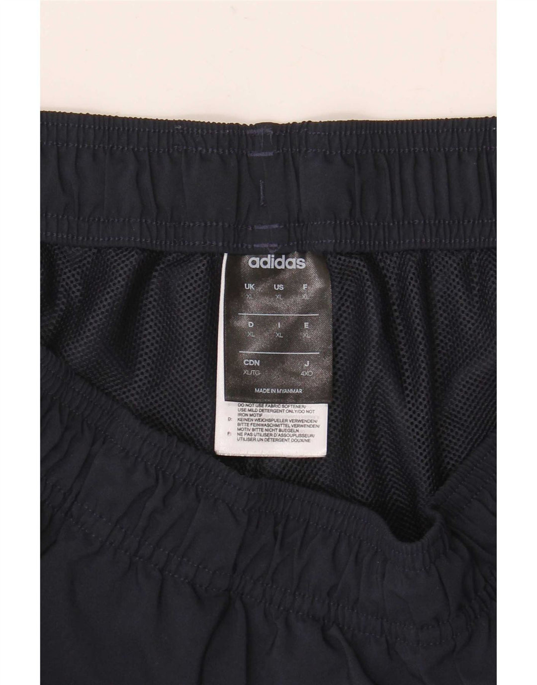Adidas Herren Sport Shorts XL Marineblau Polyester