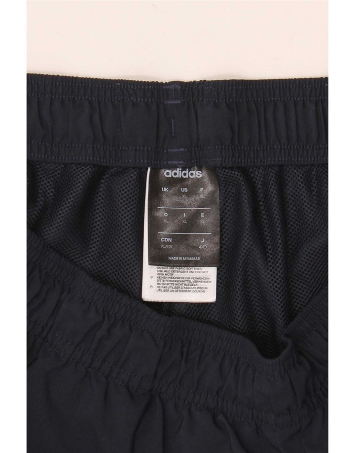 Adidas Herren Sport Shorts XL Marineblau Polyester