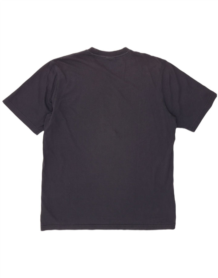 ADIDAS Herren T-Shirt mit Grafik, groß, marineblau, Baumwolle