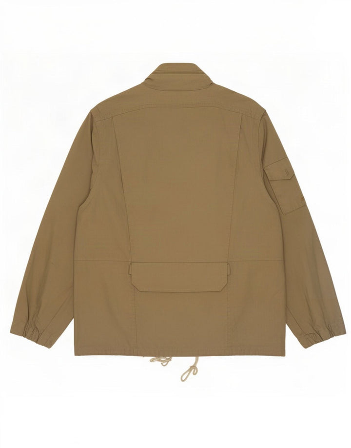 Vintage Herren-Utility-Jacke mit Kapuze, UK 40, Größe L, Beige