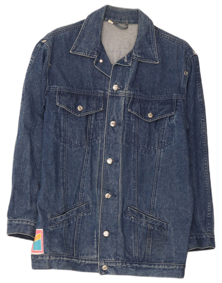 Esprit Herren Jeansjacke UK 38 Mittelblaue Baumwolle