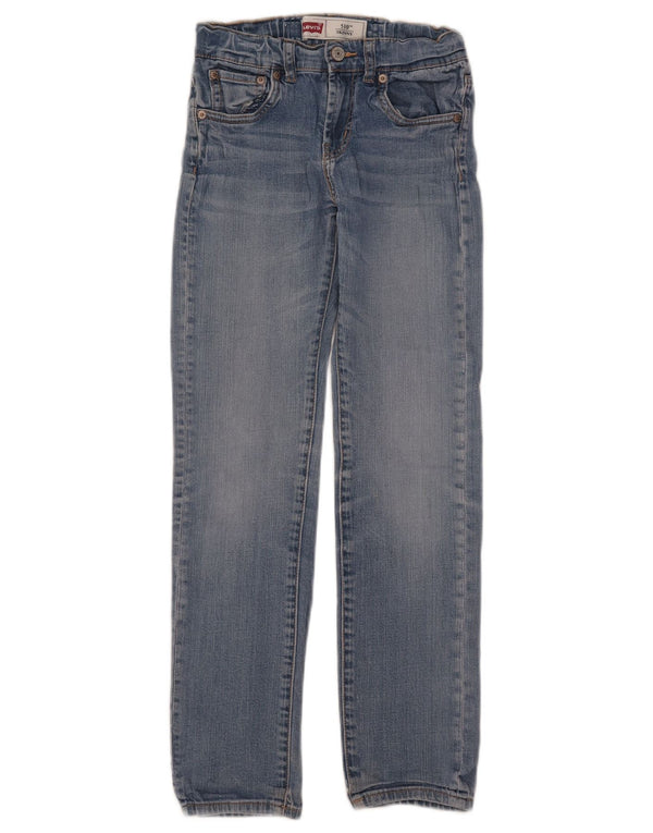 Levi's Mädchen 510 Skinny Jeans 9–10 Jahre W24 L26 Blaue Baumwolle