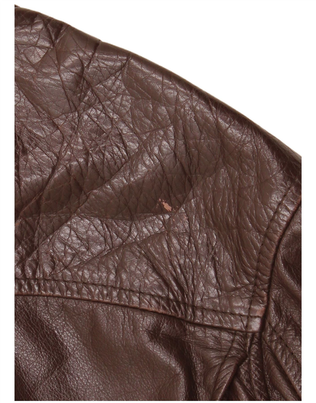 Vintage Herren Lederjacke IT 50 Großes braunes Leder