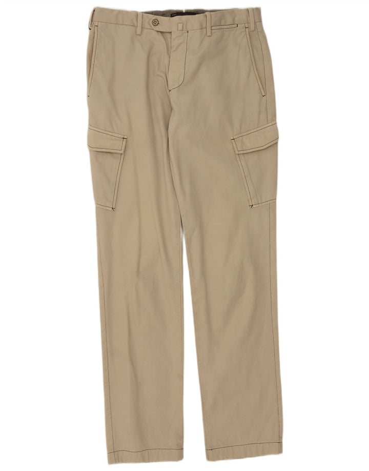 PT01 Slim-Fit-Cargohose für Herren IT 48 Mittel W32 L33 Beige Baumwolle