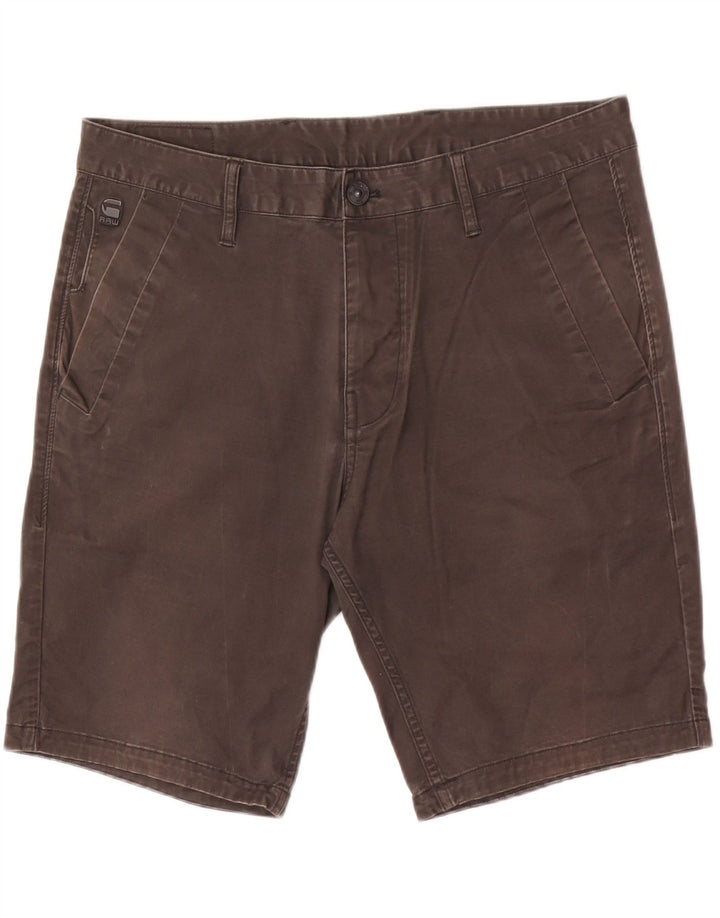 G-Star Herren Chinoshorts W34 Große graue Baumwolle