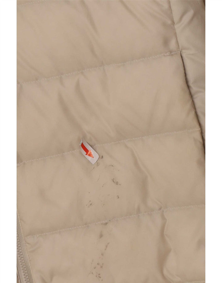 Adidas Herren Wattierte Jacke UK 38 Medium Beige Polyester