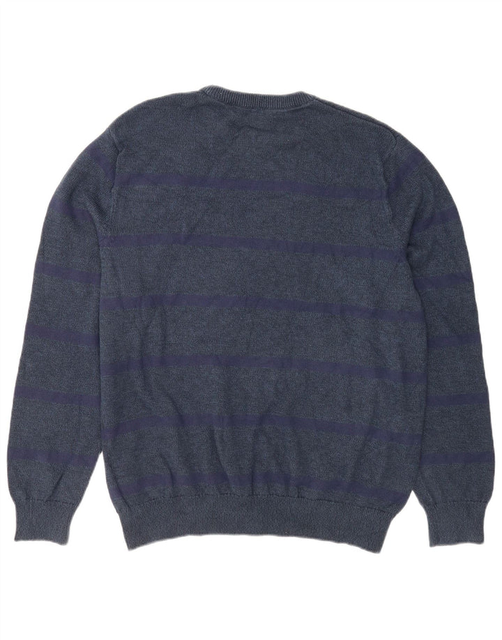 Chaps Herren-Pullover mit Rundhalsausschnitt, XL, marineblau, Baumwolle