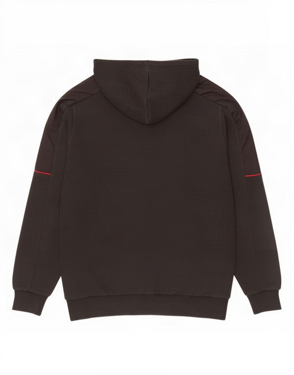 Puma Mens Hoodie Jumper Large Black Cotton