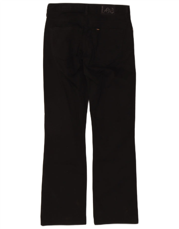 Lee Damen Cameron Bootcut Freizeithose W32 L33 Schwarz Baumwolle
