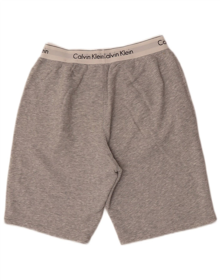 Calvin Klein Herren Graphic Sport Shorts Kleine graue Baumwolle