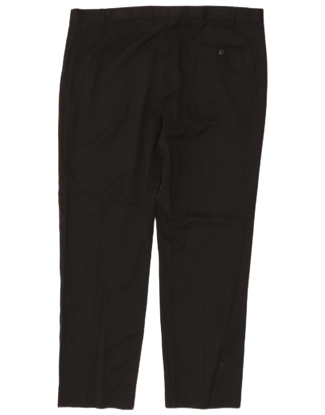 Marks & Spencer Herren-Anzughose, gerade, normal, W42, L33, Schwarz, Polyester
