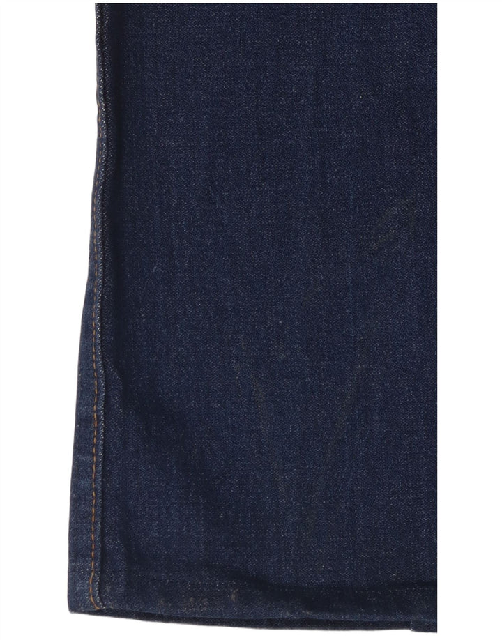 Wrangler Damen Straight Jeans W26 L28 Blaue Baumwolle