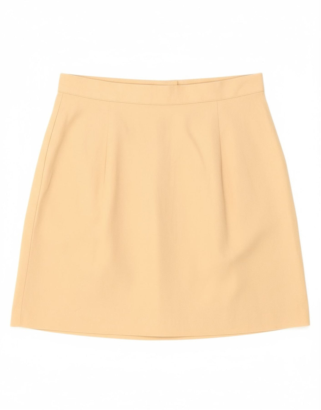 BENETTON Womens Mini Skirt IT 42 Medium W28 Beige Polyamide