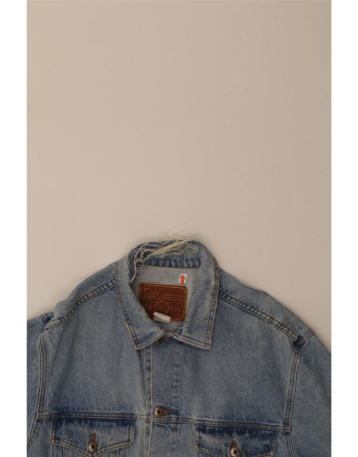 ROY ROGERS Herren Jeansjacke UK 38 Mittelblau
