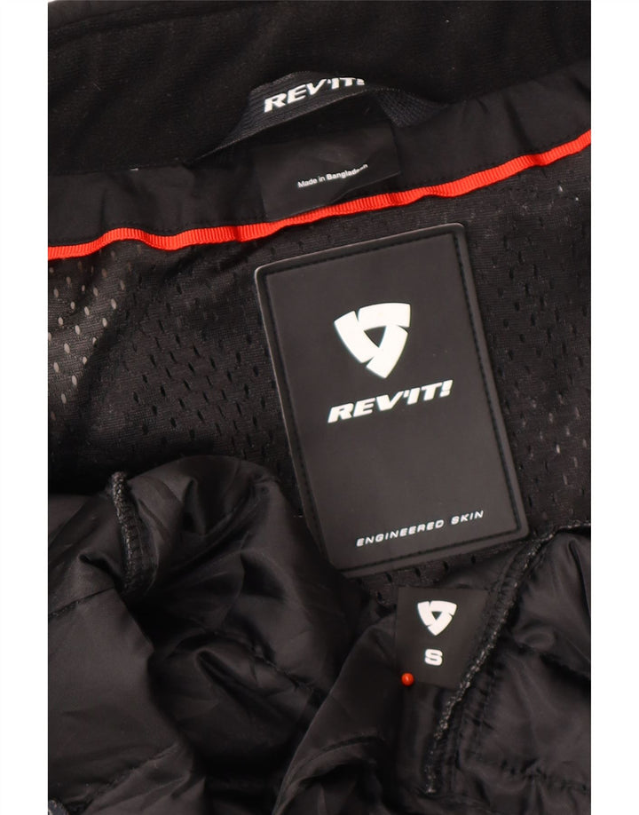 REV'IT Herren Bikerjacke UK 36 Small Off White Colourblock Motorrad