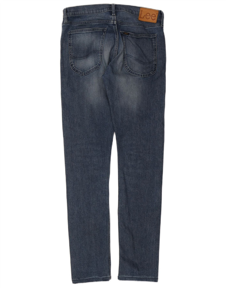 Lee Herren Luke Slim Jeans W31 L34 Blaue Baumwolle