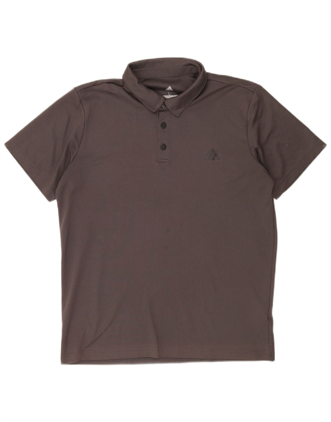 ADIDAS Herren Climalite Poloshirt, großes graues Polyester