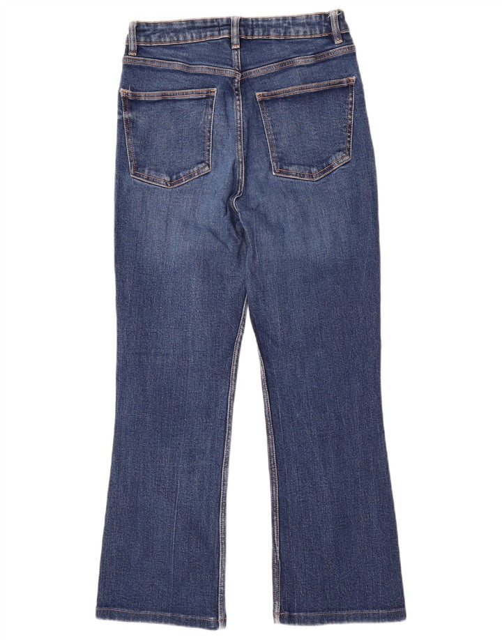 Zara Damen Bootcut Jeans EU 38 Small W28 L26 Blau