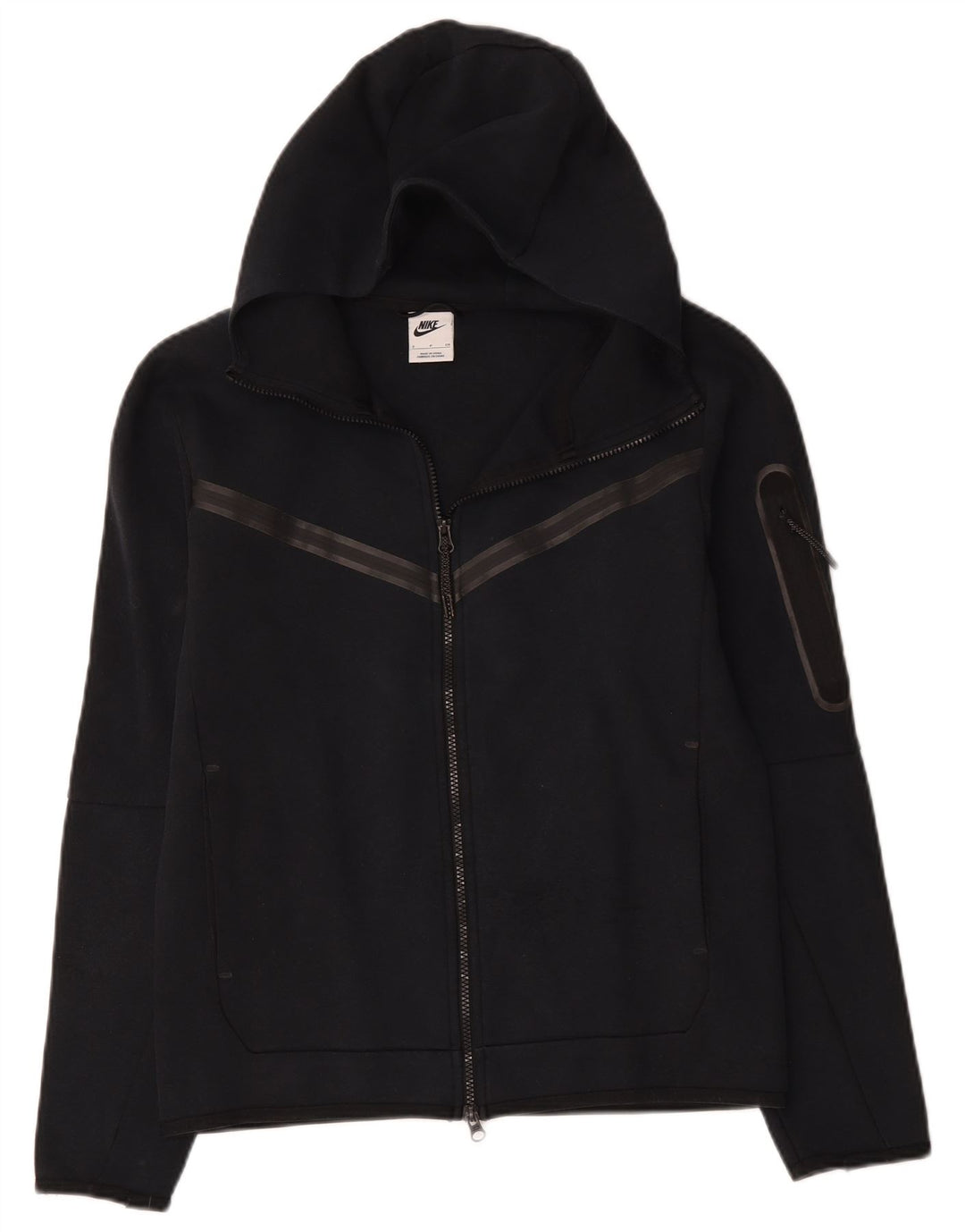 Nike Herren-Kapuzenpullover mit Reißverschluss, klein, marineblau, Baumwolle
