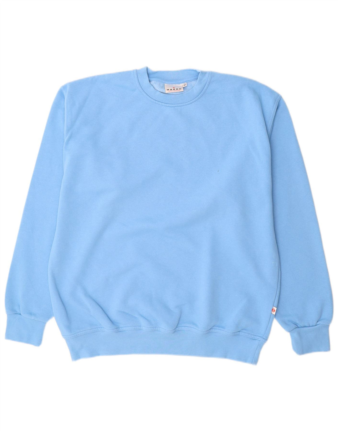 Hakro Herren-Sweatshirt-Pullover aus mittelblauer Baumwolle