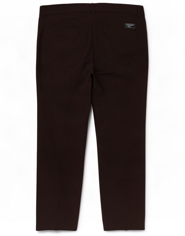 Marks & Spencer Damen Gerade Freizeithose UK 14 Medium W34 L29 Braun
