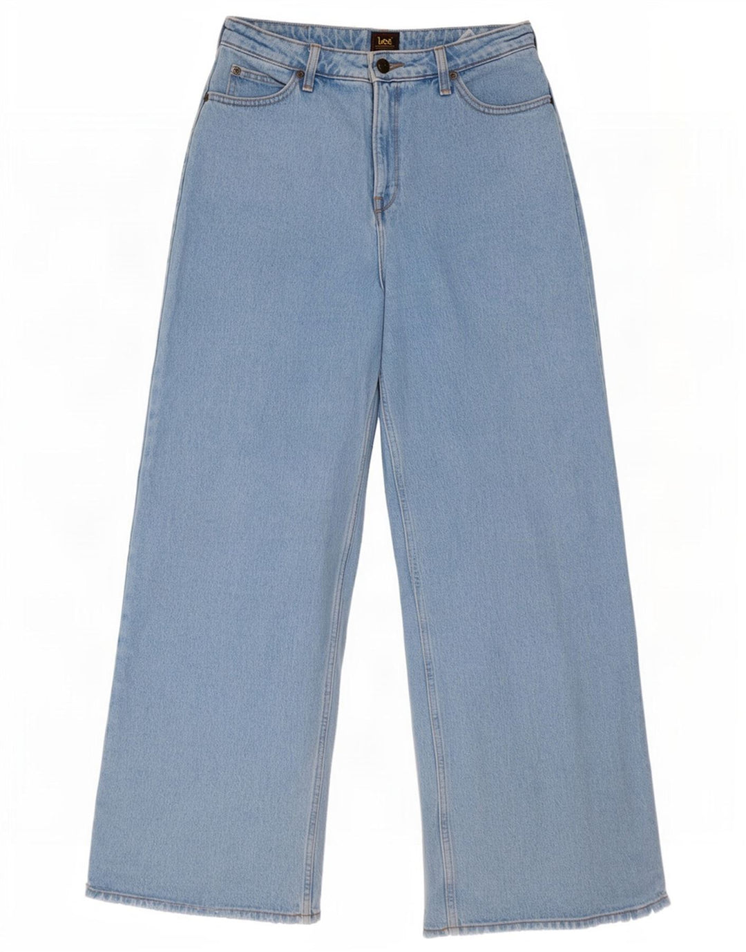 Lee Damen Stella Wide Leg Jeans W29 L31 Blaue Baumwolle
