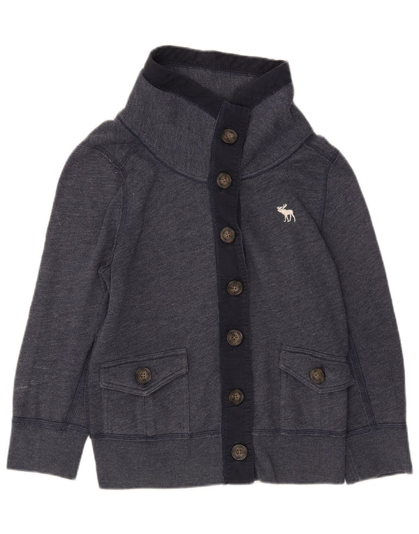 Abercrombie & Fitch Damen-Trainingsanzug-Top-Jacke, UK 14, Größe L, Marineblau