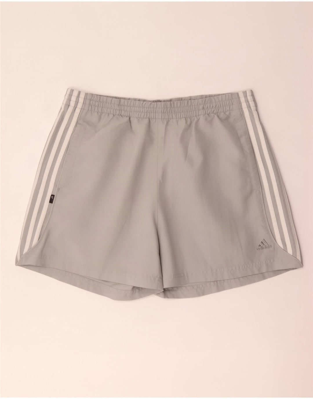 Adidas Herren-Sportshorts, großes graues Polyester